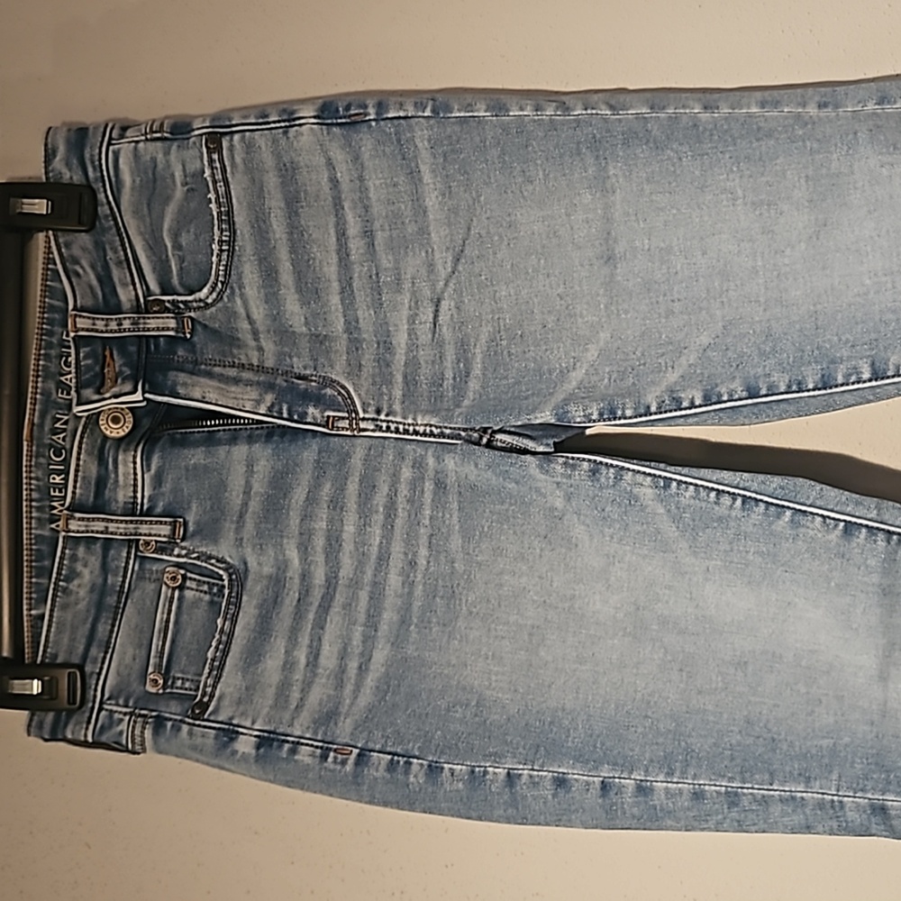 American Eagle,  size 4, hi rise jegging, blue jean